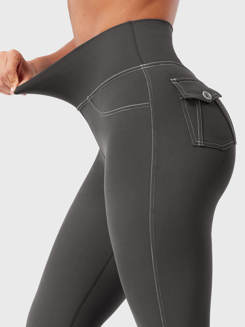 Legging Bernicy CoreFlex Faux Denim évasé - AERLO