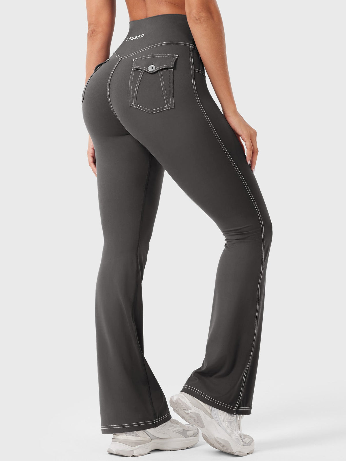 Legging Bernicy CoreFlex Faux Denim évasé - AERLO