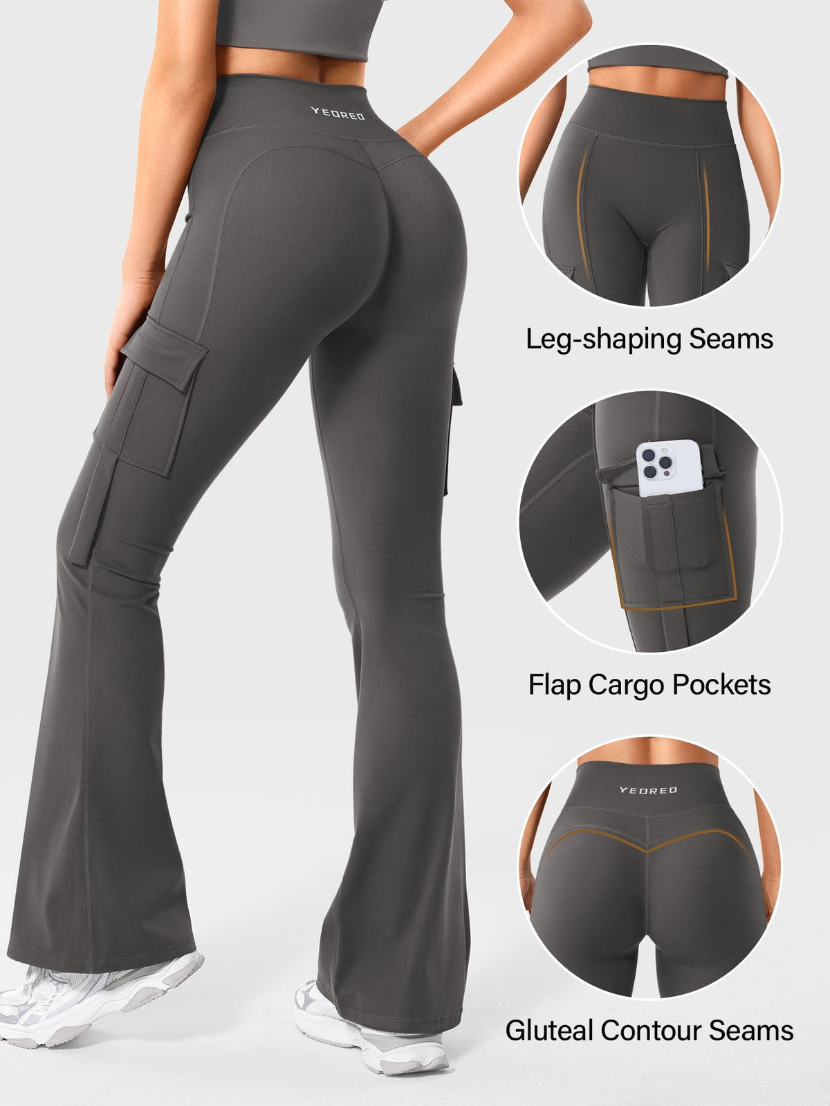 Legging Byenda CoreFlex évasé - AERLO