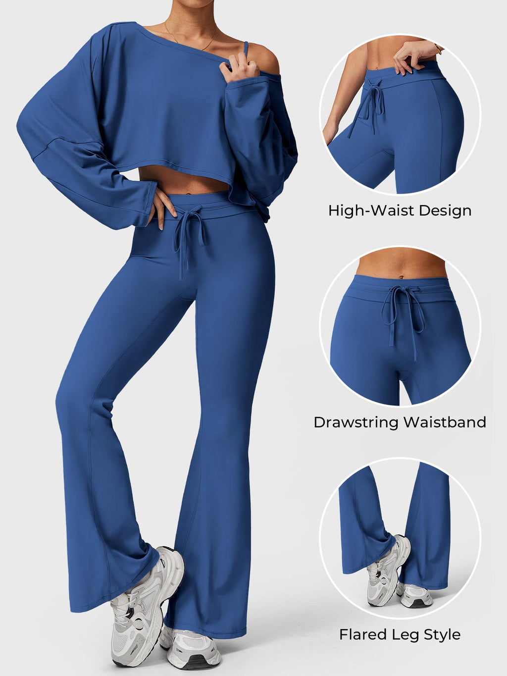 Legging Alison Drawstring évasé - AERLO