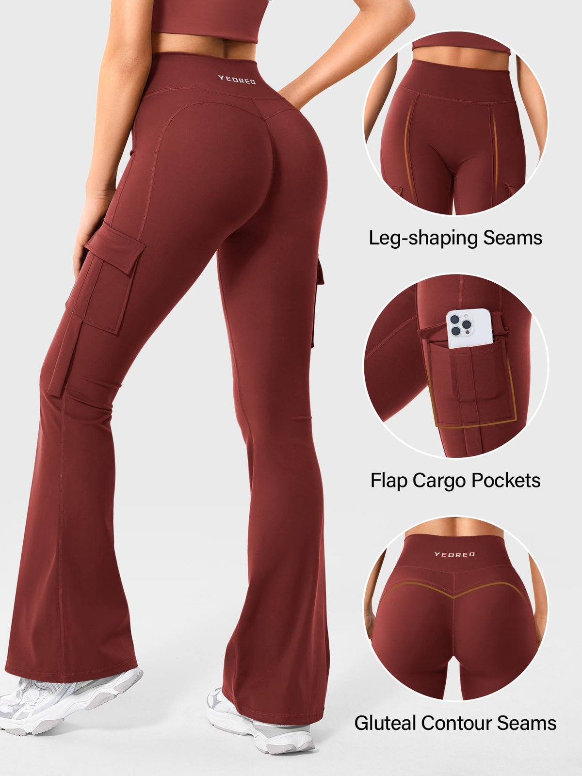 Legging Byenda CoreFlex évasé - AERLO