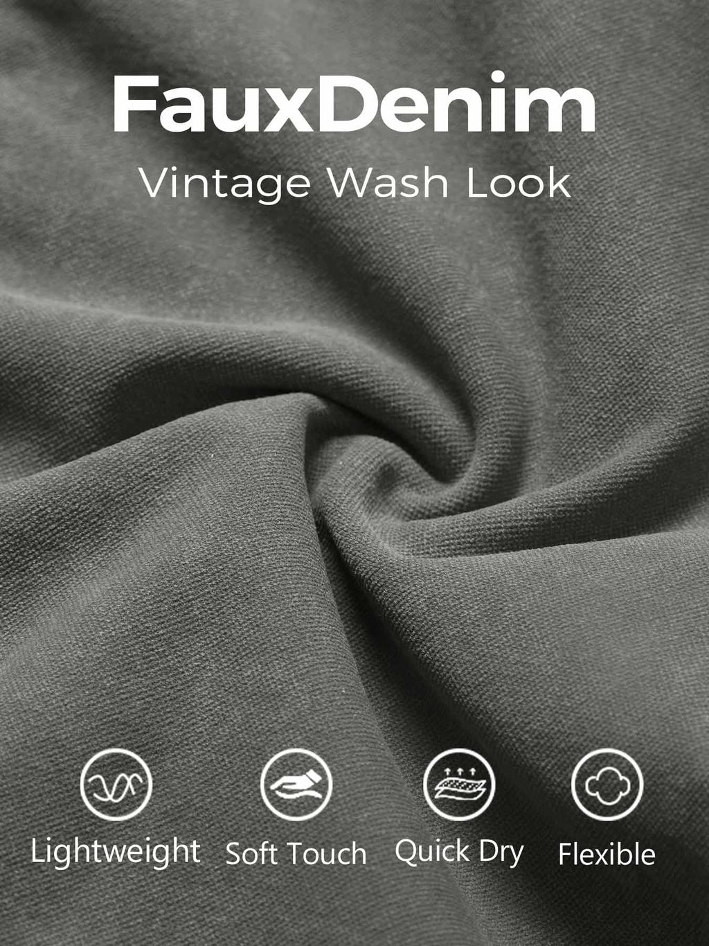 Short Lilliean Faux Denim sans coutures - AERLO