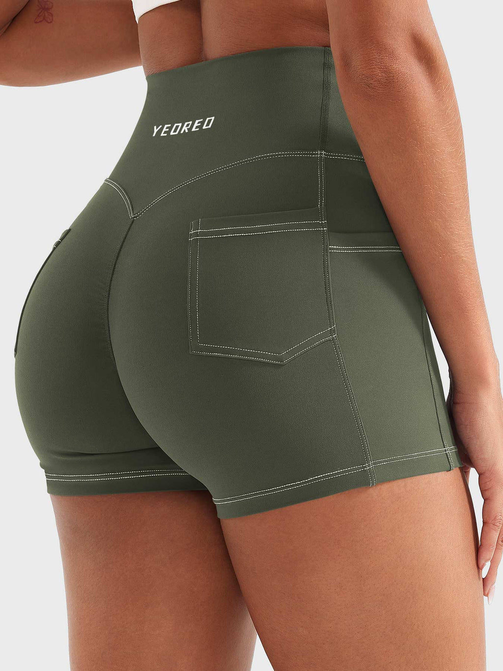 Short Bernicy 3.6" Faux Denim - AERLO