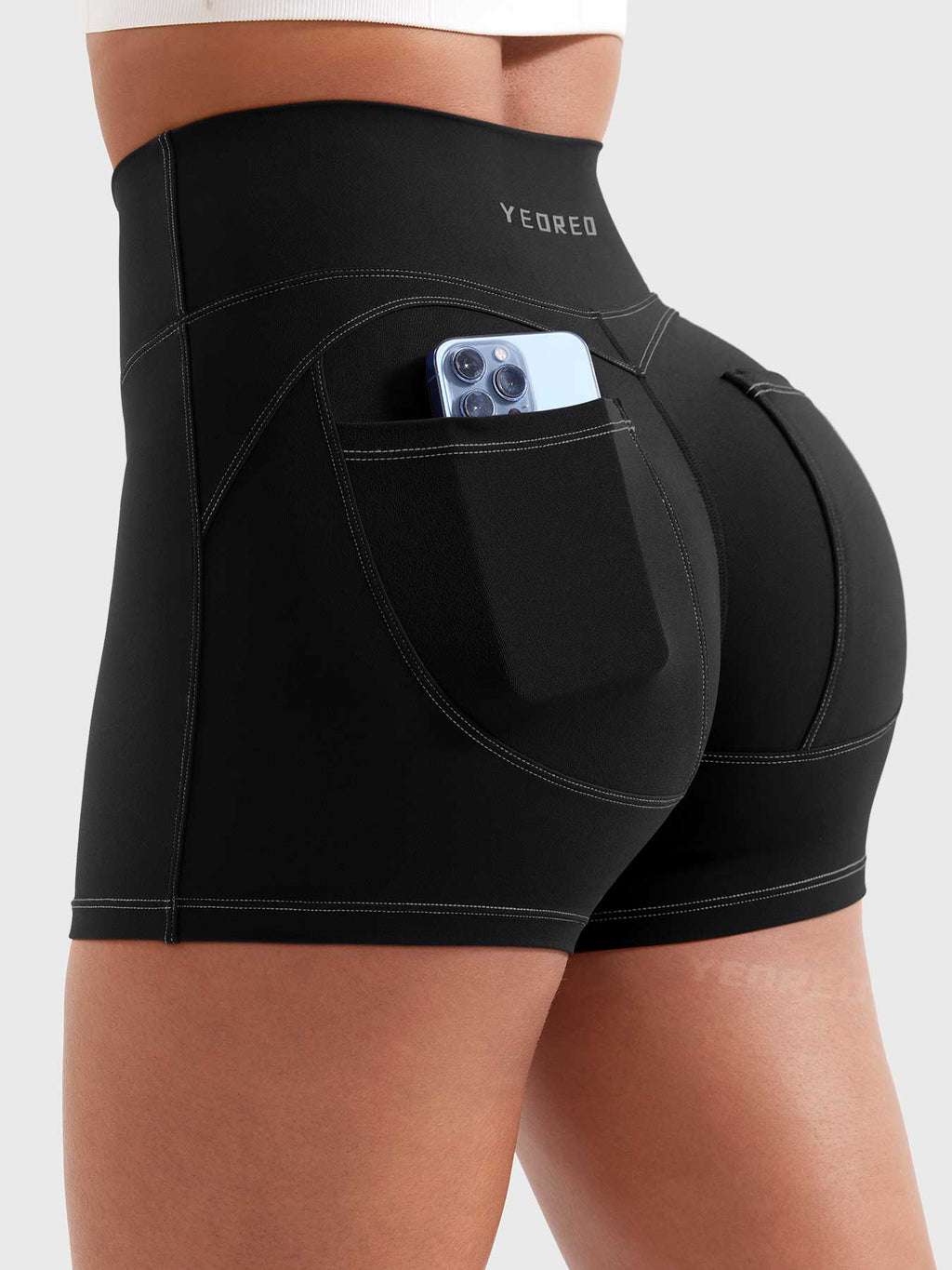 Short Astridy 3.6" Faux Denim - AERLO