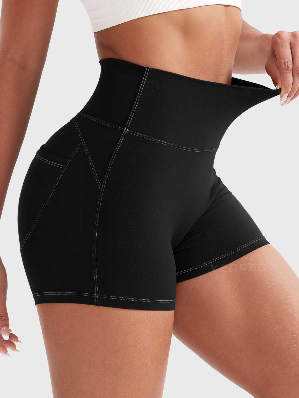 Short Astridy 3.6" Faux Denim - AERLO