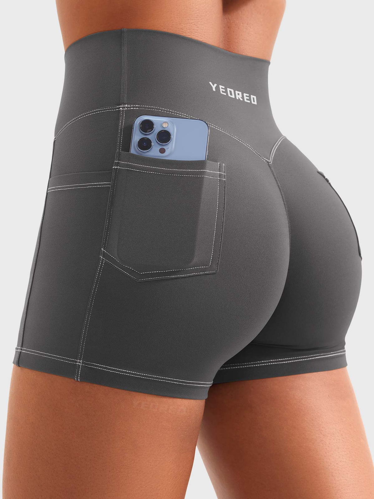 Short Bernicy 3.6" Faux Denim - AERLO