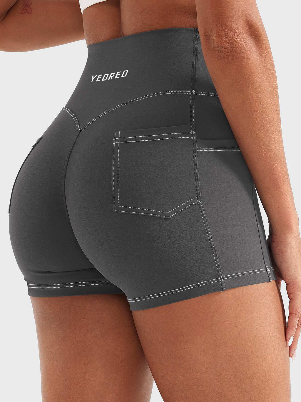 Short Bernicy 3.6" Faux Denim - AERLO