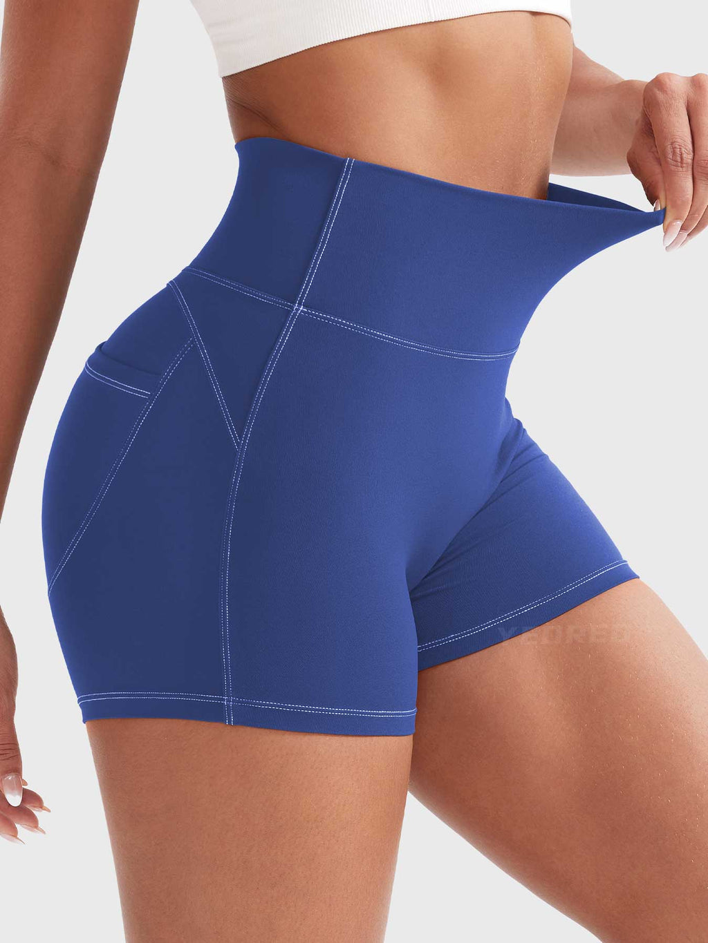 Short Astridy 3.6" Faux Denim - AERLO