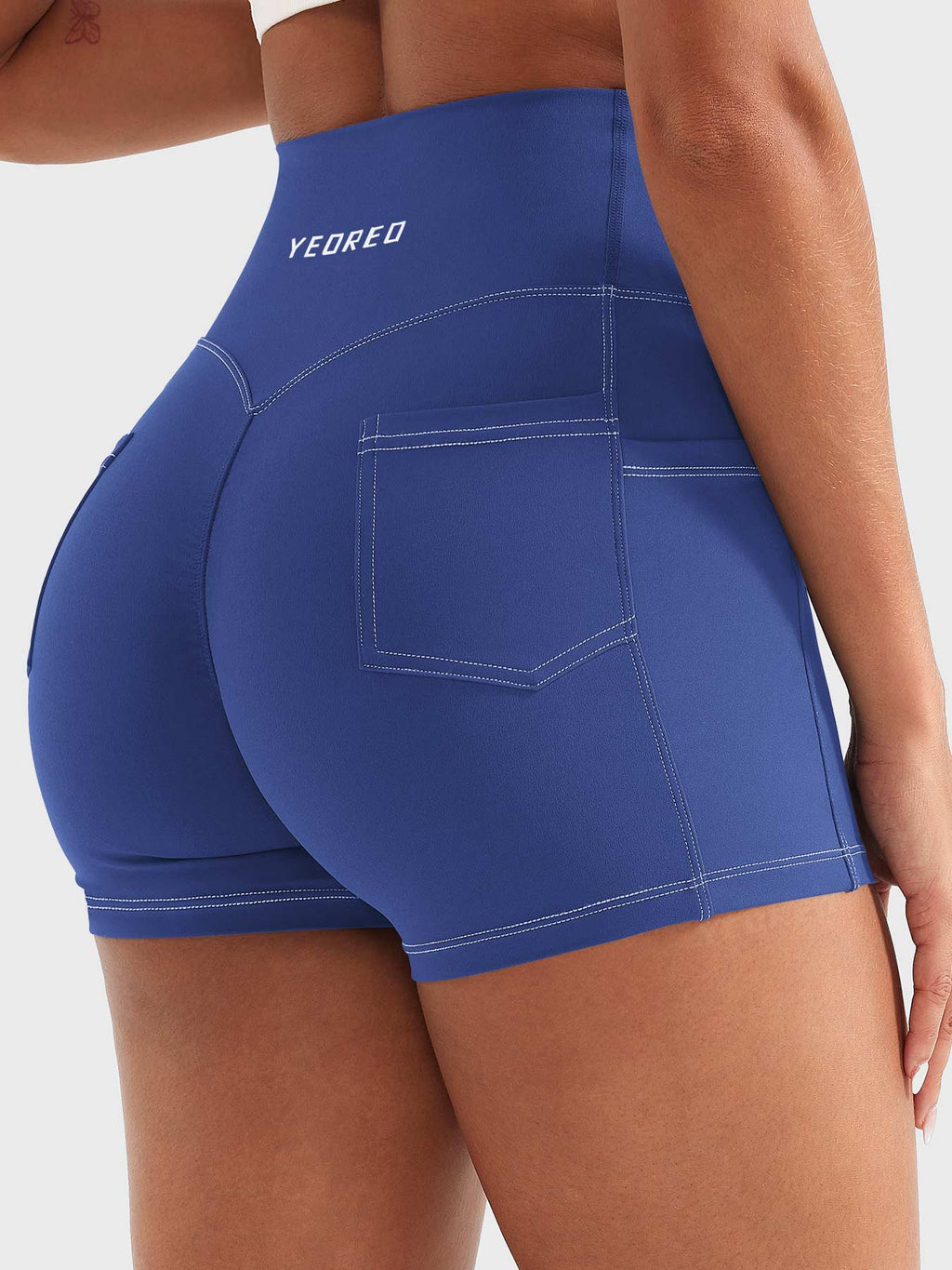 Short Bernicy 3.6" Faux Denim - AERLO