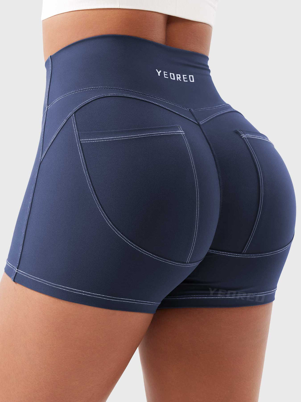 Short Astridy 3.6" Faux Denim - AERLO