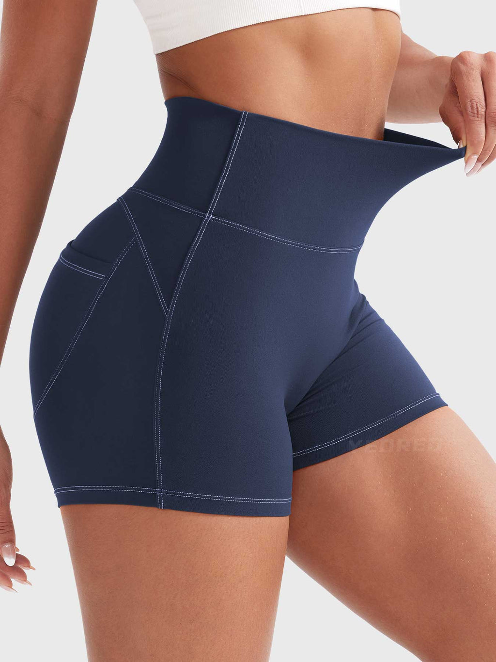 Short Astridy 3.6" Faux Denim - AERLO