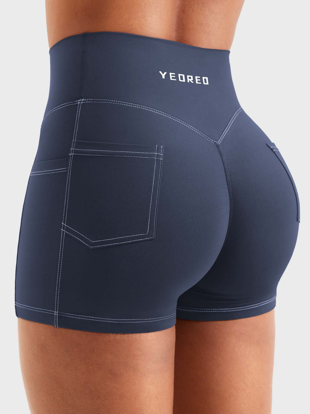 Short Bernicy 3.6" Faux Denim - AERLO