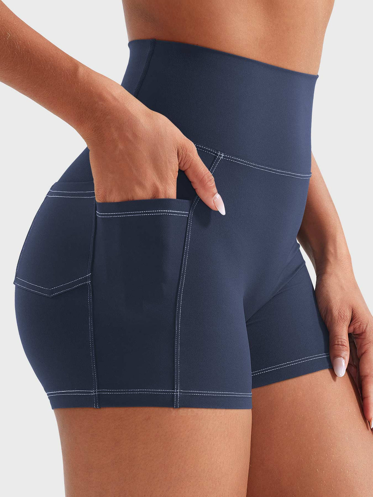 Short Bernicy 3.6" Faux Denim - AERLO