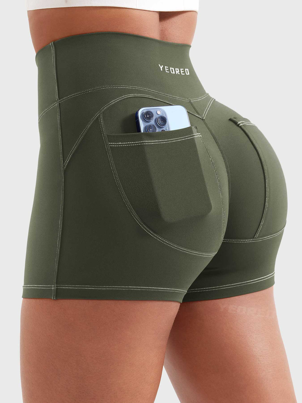 Short Astridy 3.6" Faux Denim - AERLO