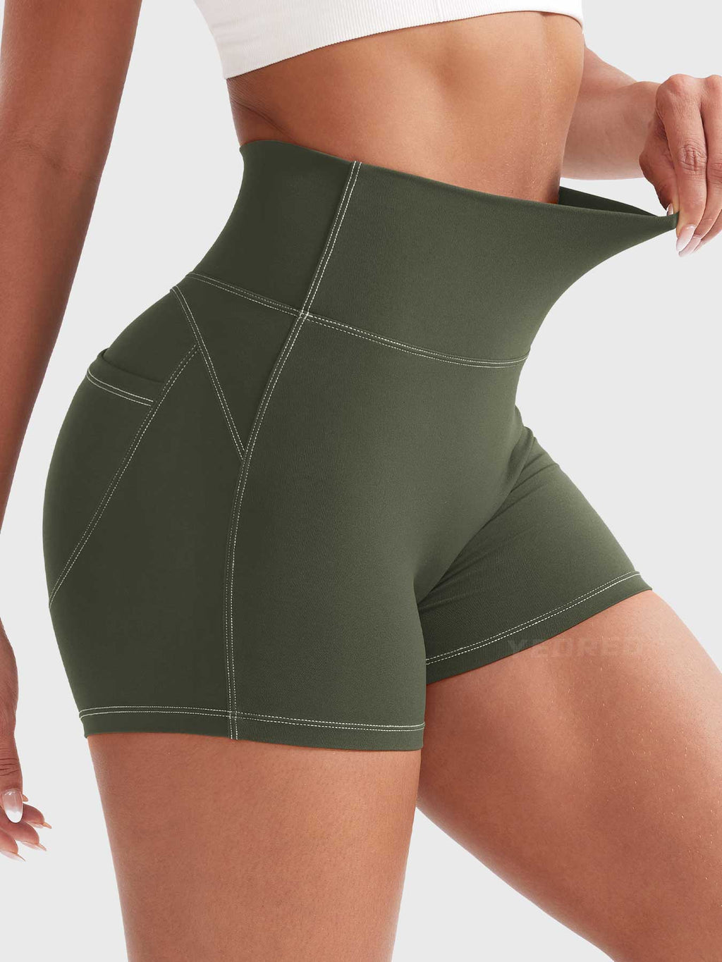 Short Astridy 3.6" Faux Denim - AERLO