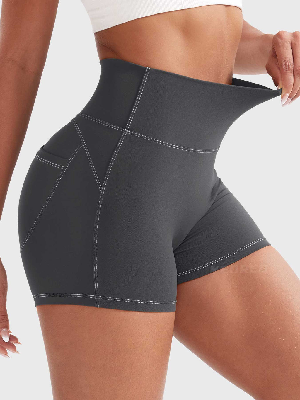 Short Astridy 3.6" Faux Denim - AERLO