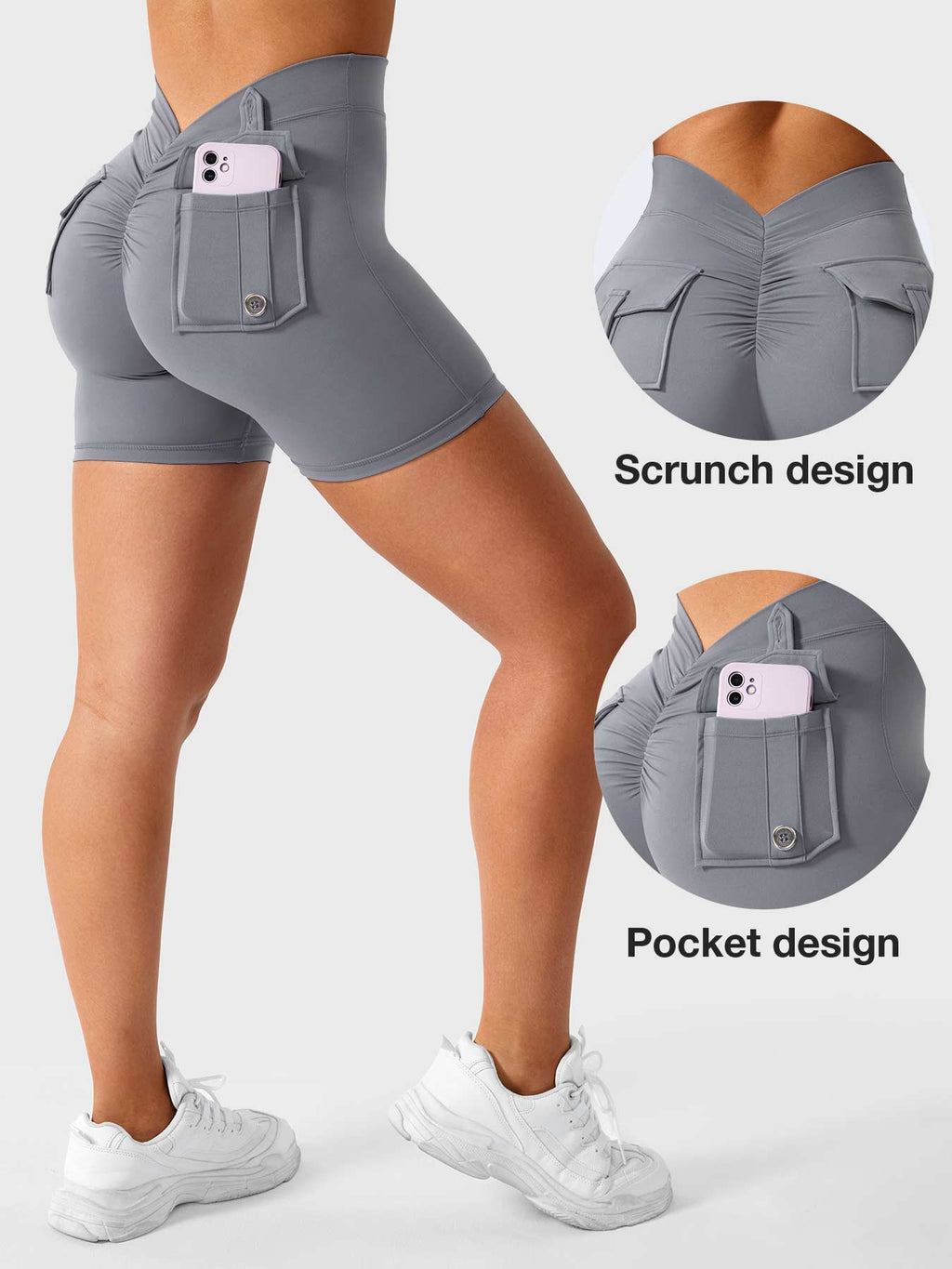 Short dos en V Charm - AERLO