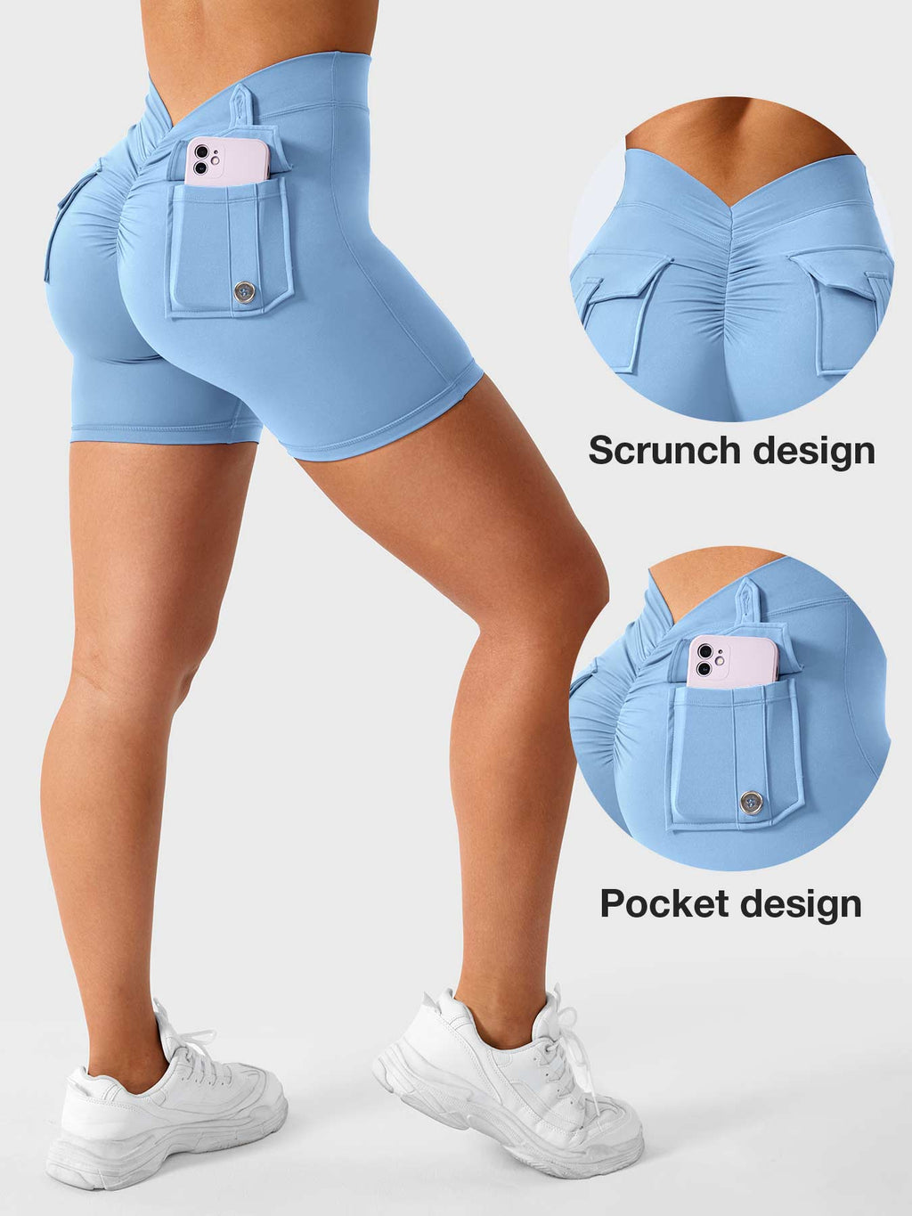 Short dos en V Charm - AERLO